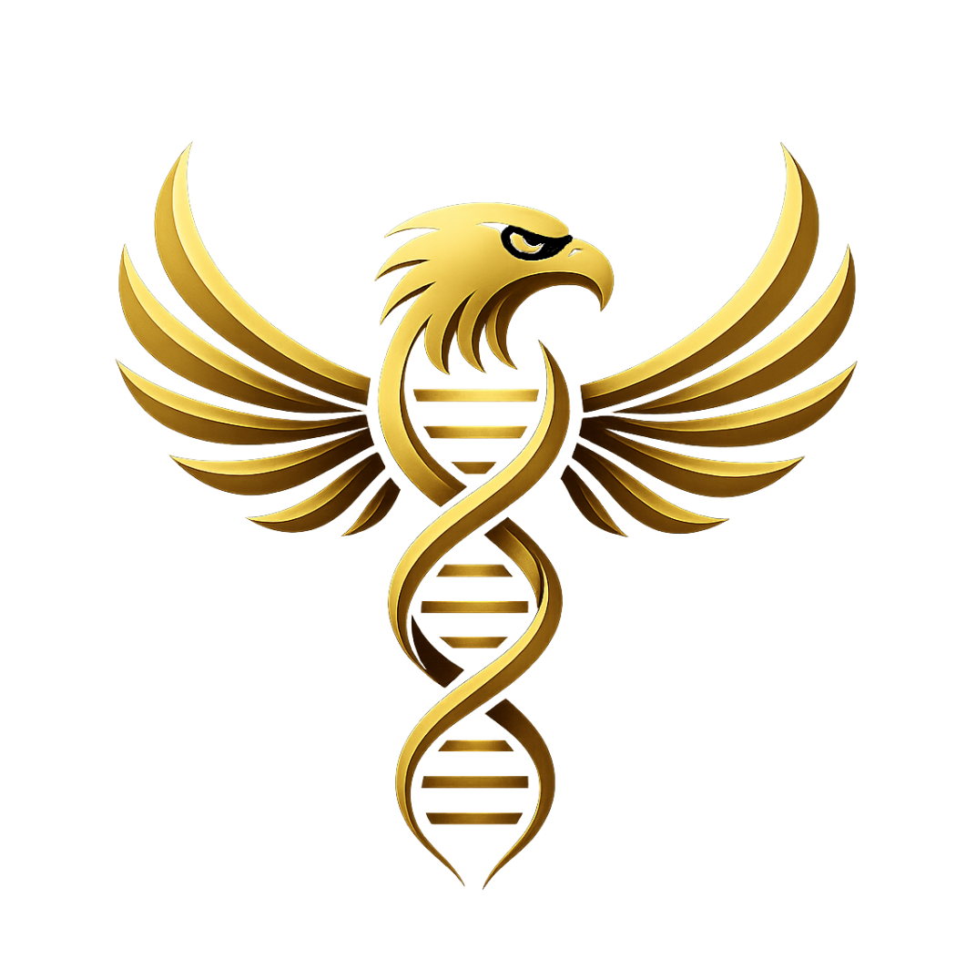 Gold HawkFranklin eagle emblem